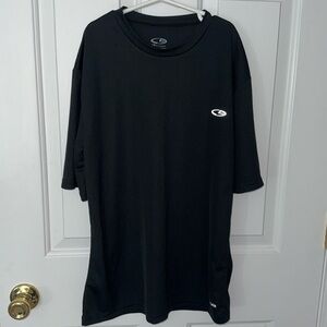 Champion Men's Tee T-shirt Black Duo Dry Training Size Small
